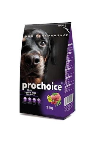 Prochoice Adult Kuzu Etli ve Pirinçli Yetişkin Köpek Maması 3 KG