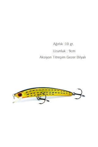 Rapala Lures Sahte Balık Yemi Suni Yapay Yem 10 G 9 CM