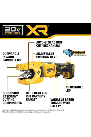 Dewalt Dce154n Xj Bakır Boru Kesme Makinesi Aküsüz