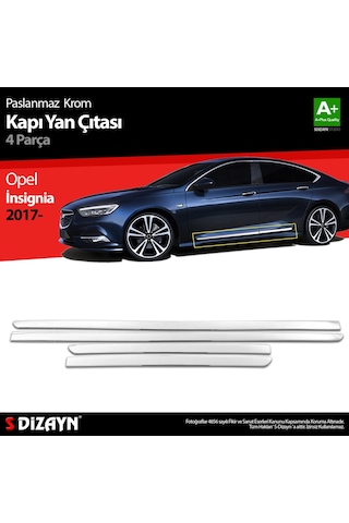 Opel İnsignia Krom Kapı Yan Çıtası 4 Prç 2017 Üzeri