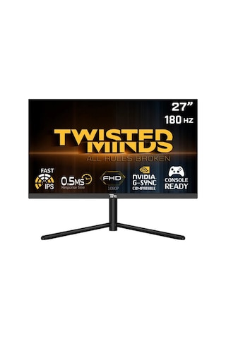 Twisted Minds TM27FHD180IPS 27" 0.5 MS 180 Hz Adaptive-Sync Full HD IPS LED Monitör