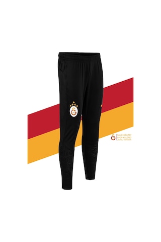 Galatasaray Lisanslı A Takım Antrenman 5 Yıldızlı Eşofman Alt Siyah Siyah