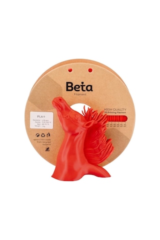 Beta Pla+ Filament Kiss Red