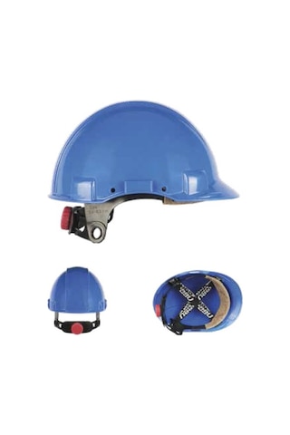 Elektrikçi Bareti 30000v Vidalı Tekstil İçlikli Bbu Sc 500p Mavi Renk