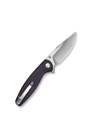 Sencut Vyrce Purple Canvas Micarta Handle Satin Finished D2 Blade Çakı Mor
