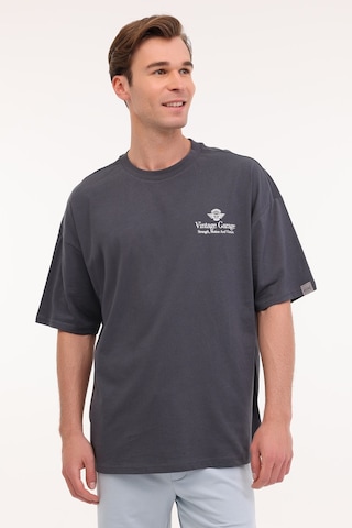 Kinetix Ml Ordmu 11vntg204 5fx Gri Erkek Kısa Kol T-shirt Gri