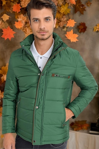 M8625 Dewberry Erkek Mont-düz Yeşil Düz Yeşil