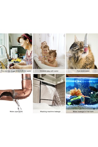 Aubyhe Ewelink 433mhz Kablosuz Su Alarm Sensörü - Su Kaçağı Ve Taşma Dedektörü, Rf Köprü Veya Alarm Sistemi İle Uyumlu