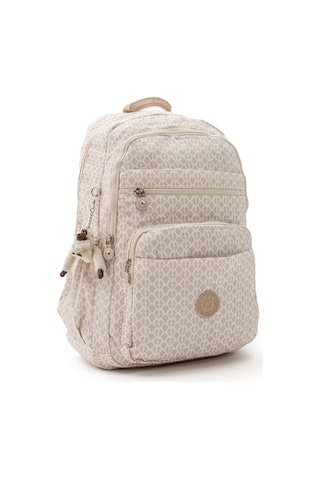 Ultra Hafif Çok Cepli Su Geçirmez Okul Çantası Laptop, Notebook, Okul, Spor, Seyahat Bej 571-11b-13 Bej