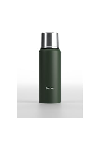 Stevig 4 Camp Klasik Vakumlu Çelik Termos 1 Lt Green St-205