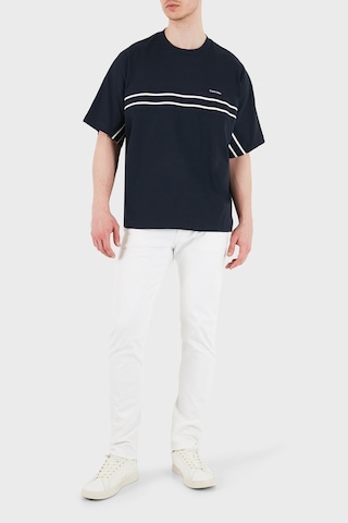 Calvin Klein Erkek T Shirt Lv04re222g Cef Lacivert