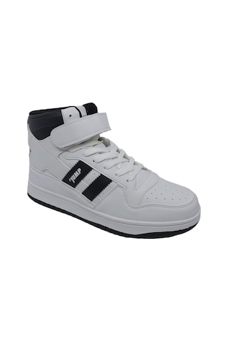 Jump 28708 Beyaz Yüksek Bilekli Kadın Sneaker Günlük Spor Ayakkabı Beyaz