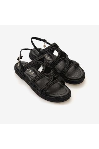 Guess Kalore Kadın Deri Sandalet Fljklrfab03 Siyah