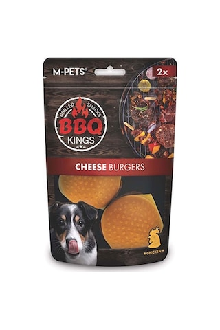 M-pets Bbq Kings Cheese Burger Tavuklu Köpek Ödül Maması 130 Gr 244-30008.01