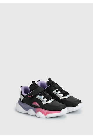 Pepino 1728 Siyah-lila Sneaker Siyah