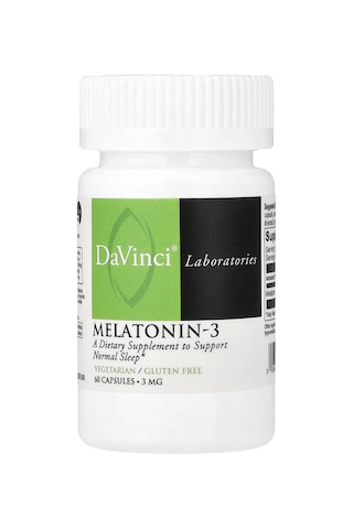 Davinci Laboratories, Melatonin-3, 3 Mg, 60 Capsules