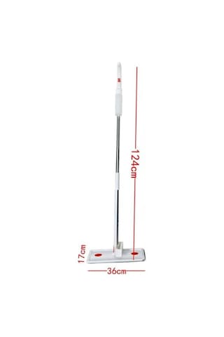Spreyli Ve Sıkmalı Mop 2in1 Temizlik Seti Beyaz - Kırmızı