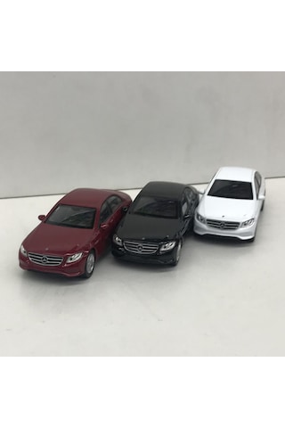 Mercedes E Class Serisi Çek Bırak Model Metal Oyuncak Araba 12 CM Kırmızı