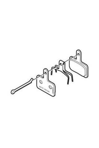 Shimano Organik Disk Fren Balatası B05S KUTULU Siyah
