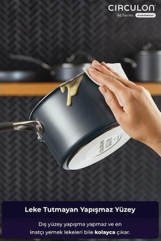 Circulon 16 Cm Kapaklı Sos Tenceresi Çok Renkli