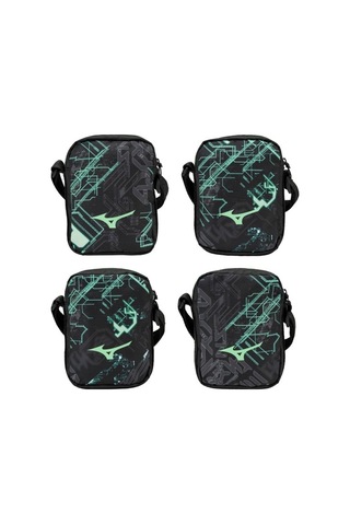 Pouch Waso Unisex Çanta Siyah / Yeşil Çok Renkli