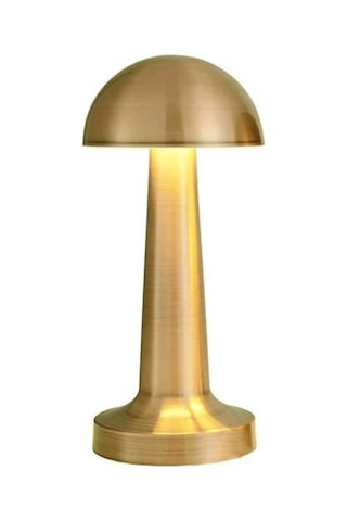 Yl86 1230 Atina Şarjlı Gold Masa Lambası 3 Renk .