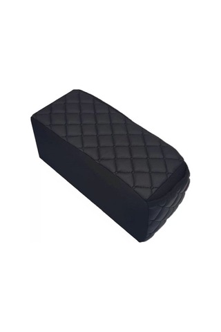 Araba Oto Kolçak Sünger Kolçak Kol Dayama Baklava Desen Siyah Deri Siyah Desen