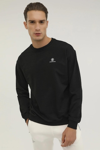 Lumberjack M4 Basıc C Neck 4fx Siyah Erkek Sweatshirt 101497495 001