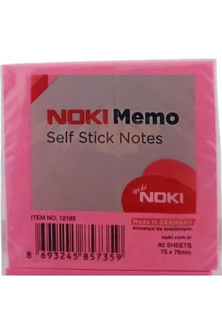 Noki Post-it Memo 76x76 Mm Koyu Pembe