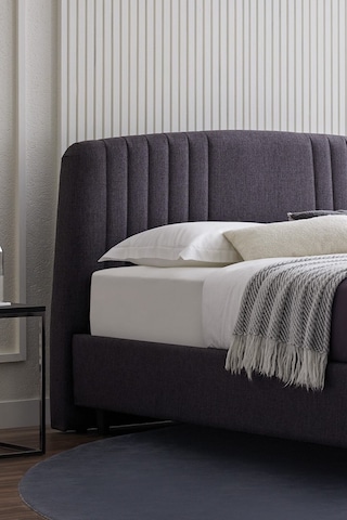 Yataş Bedding Canto Baza, Silver Başlık Çift Kişilik 2'li Set 150x200 - Antrasit