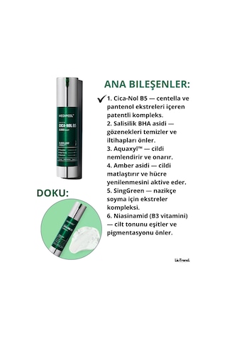 Medipeel Phyto Cicanol B5 6000 Shot Serum 50 Ml Spiküller Ve Centella İçeren Yüz İçin Peeling Serumu