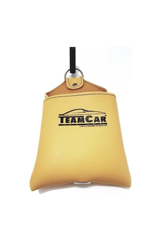 Teamcar Araç Içi Düzenleyici Deri Kese Sarı Telefonluk Kartlık Ka