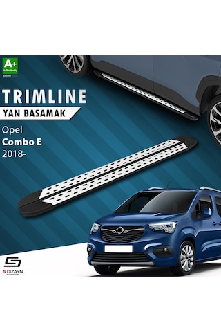 S-dizayn Opel Combo E Trimline Gri Yan Basamak 202 Cm 2018 Üzeri