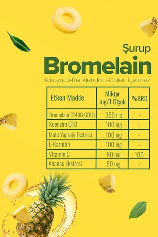 Zühre Ana Bromelain Şurubu 250 ML