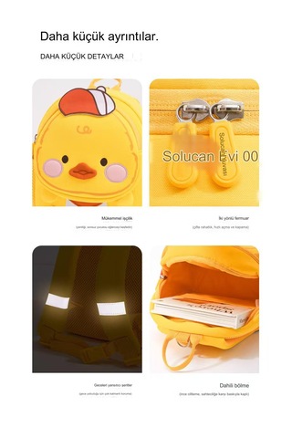 Xinxin Yeni Çocuk Anaokulu Erkek Ve Kız Çiçek Tavşan Sırt Çantası