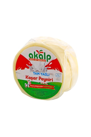 Akalp Çiftliği Tam Yağlı Kaşar Peyniri 500 G