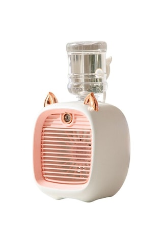 Ofis Için Mini Klima Fanı Usb Nemlendirici 3 Hız 2 Modu -c Ibc580 Beyaz