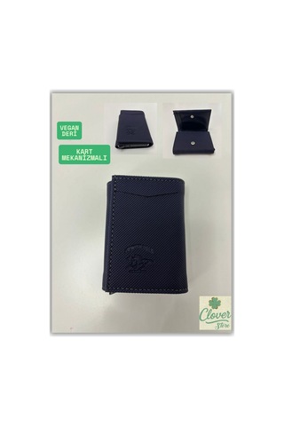Store Erkek Cüzdan Kart Mekanizmalı Şık Ve Spor Cüzdan Lacivert