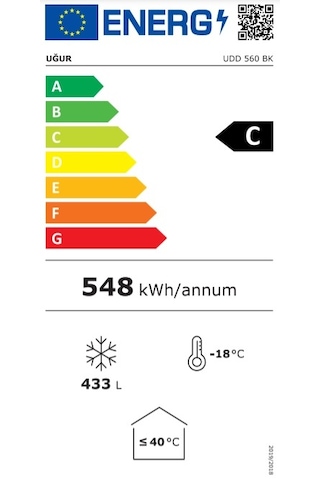 Uğur UDD 560 BK 449 LT Sandık Tipi Derin Dondurucu