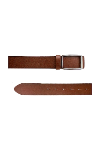 Rich Smith Hakiki Deri Kemer Erkek Spor Taba İğne Toka 4 CM / Rs1016 Si Taba