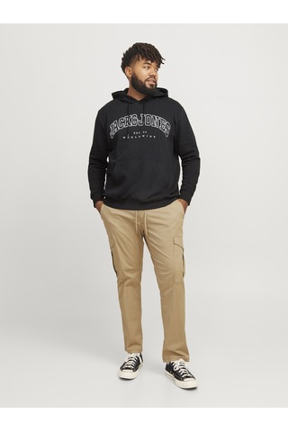 Jack & Jones Jack Jones 3xl 4xl 5xl 6xl Erkek Büyük Beden Sweatshirt 12258867 Siyah