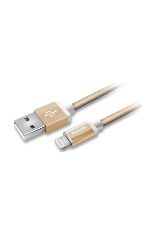 Philips Uyumlu DLC2508G/97 Lightning 1.2 M Hızlı Data Şarj Kablosu