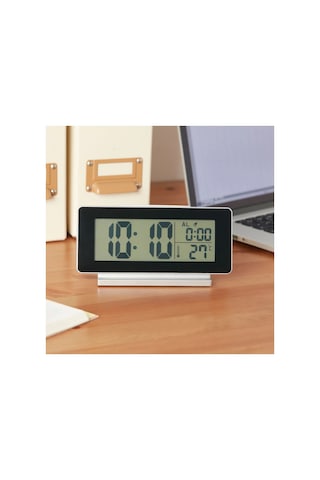 Ikea Fılmıs Masa Saati 16.5 X 4 X 9 Cm Siyah - Gri