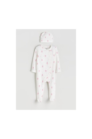 Alıta Cıty Farkıyla Lcw Baby Ekru Baskılı Kız Bebek Tulum - 940159375