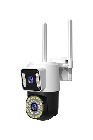 4mp Yoosee Çift Lens Ip Kamera - Wıfı Açık Otomatik İzleme, Su Geçirmez Kablosuz Güvenlik Ev Kamerası, Renkli Gece Görüş