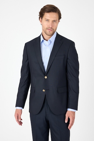 İmza Lacivert Düz Gabardin Mono Yaka 2 Düğme 4 Drop Comfort Fit Basic Ceket 1002250006 206 Lacivert