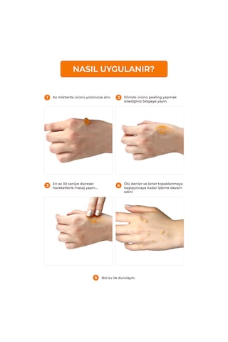 Sinoz Pumpkin Jel Balkabağı Özlü Ölü Derilerden Arındıran Yenileyici Yüz Peelingi