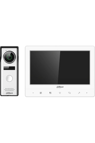 Dahua Kta02, Analog Villa Tipi Görüntülü İnterkom Kit, 7 İnç Tft Ekran, 1,3mp Kamera, Analog Villa Kit