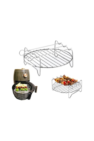 Philips Airfryer Xl Hd9257/80 3000 Serisi 5.6 Lt İle Uyumlu Izgara Teli 3 Şişli