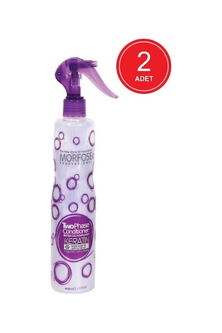 Morfose Keratin İçeren Çift Fazlı Sprey Fön Suyu 2 x 400 ML
